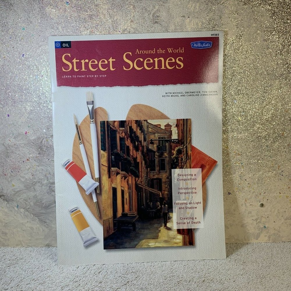 Around the World Street Scenes ~ Walter Foster HT282 ~ Paperback 2004 ~ YaY!